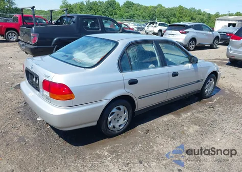 1996 Honda Civic Lx z USA, uszkodzony, nr VIN 2HGEJ6672TH529171